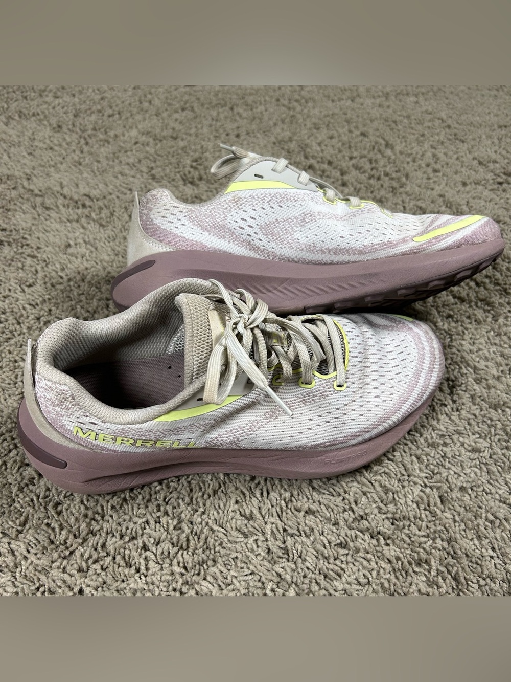 Merrell Morphlite Shoes Mens 9 Parchment Antler Athletic Trail Running Sneakers